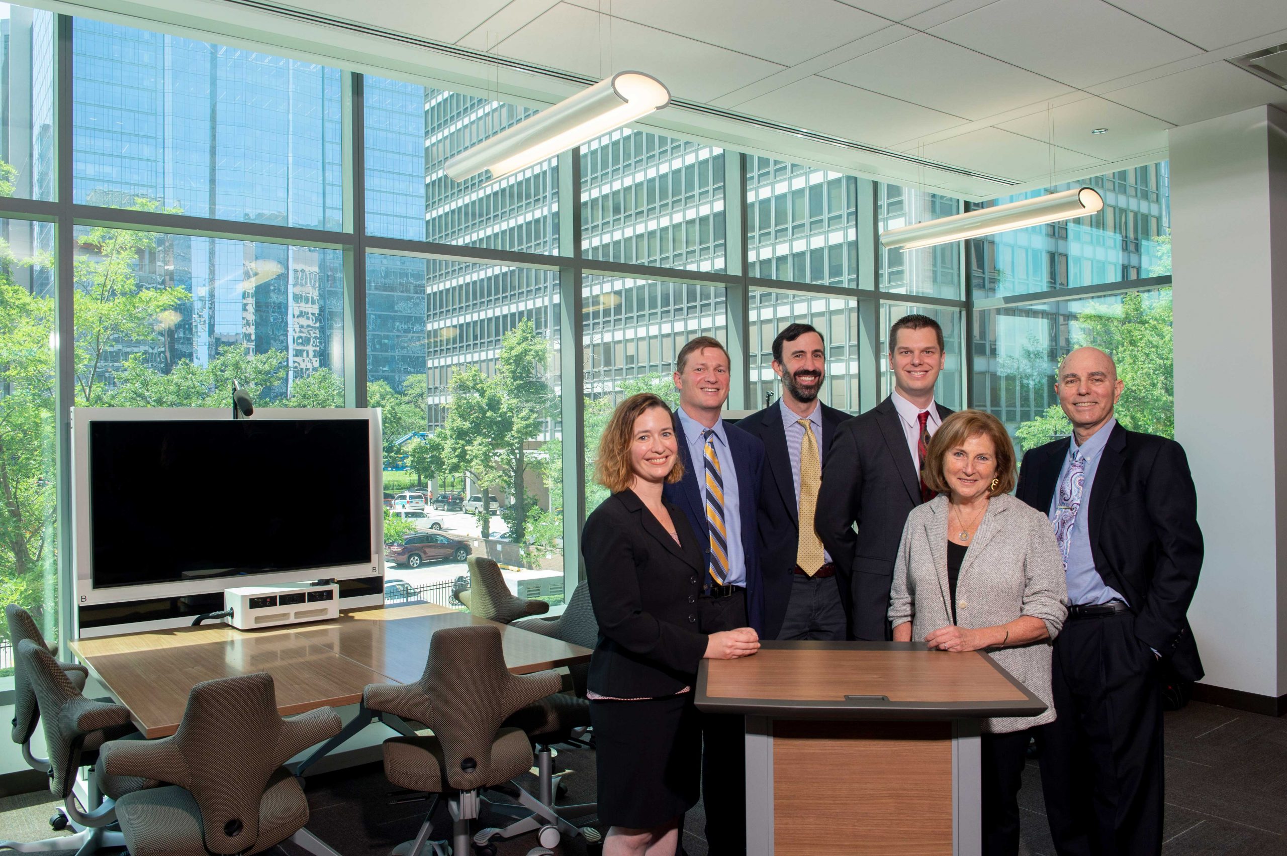 From left: Laura Pedraza-Farina, Dave Schwartz, Matthew Kugler, Peter DiCola, Shari Seidman Diamond, Matthew Spitzer