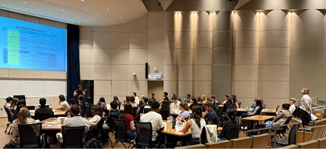 Pre-orientation in Thorne  Auditorium