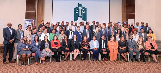 International training attendees