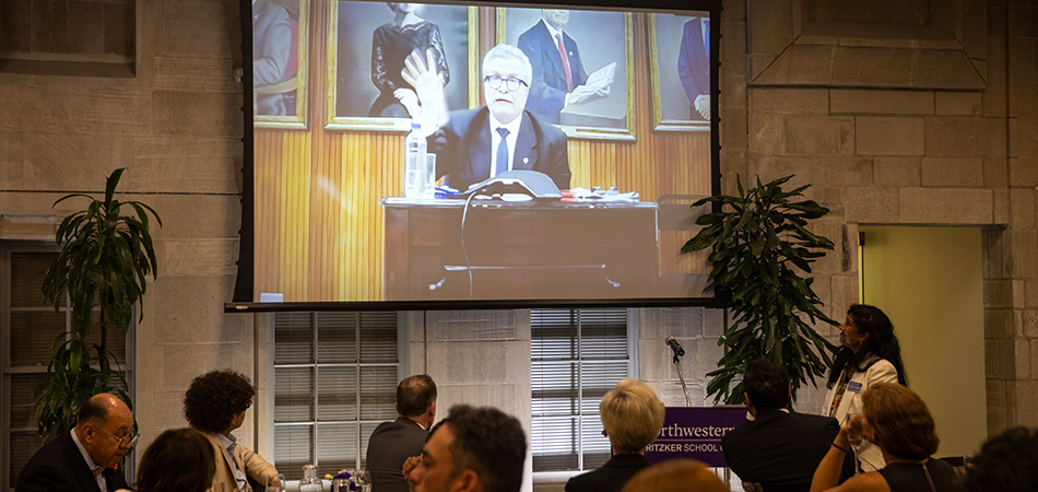 Global Jurist event put on by the Center for International Human Rights