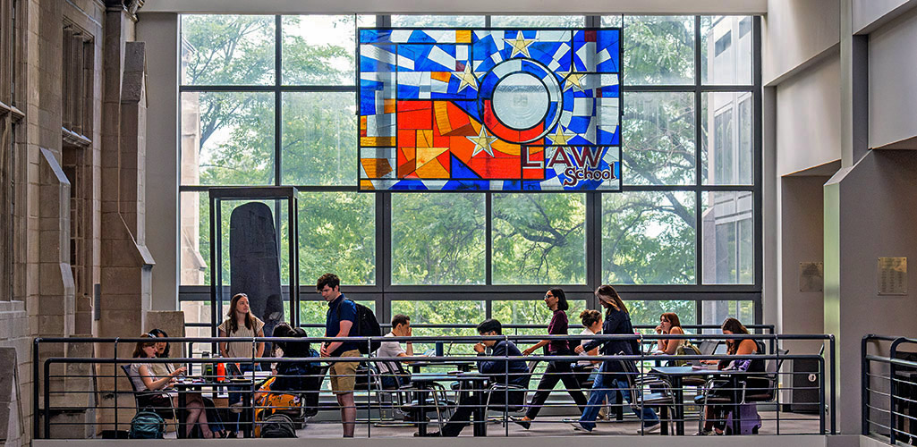 At the Northwestern University Pritzker School of Law for the first day of classes on August 25, 2025. Photo by Jason Smith